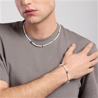 Collana Mabina Uomo GIOVANE RIBELLE in Argento Zircone 553581 - 553581